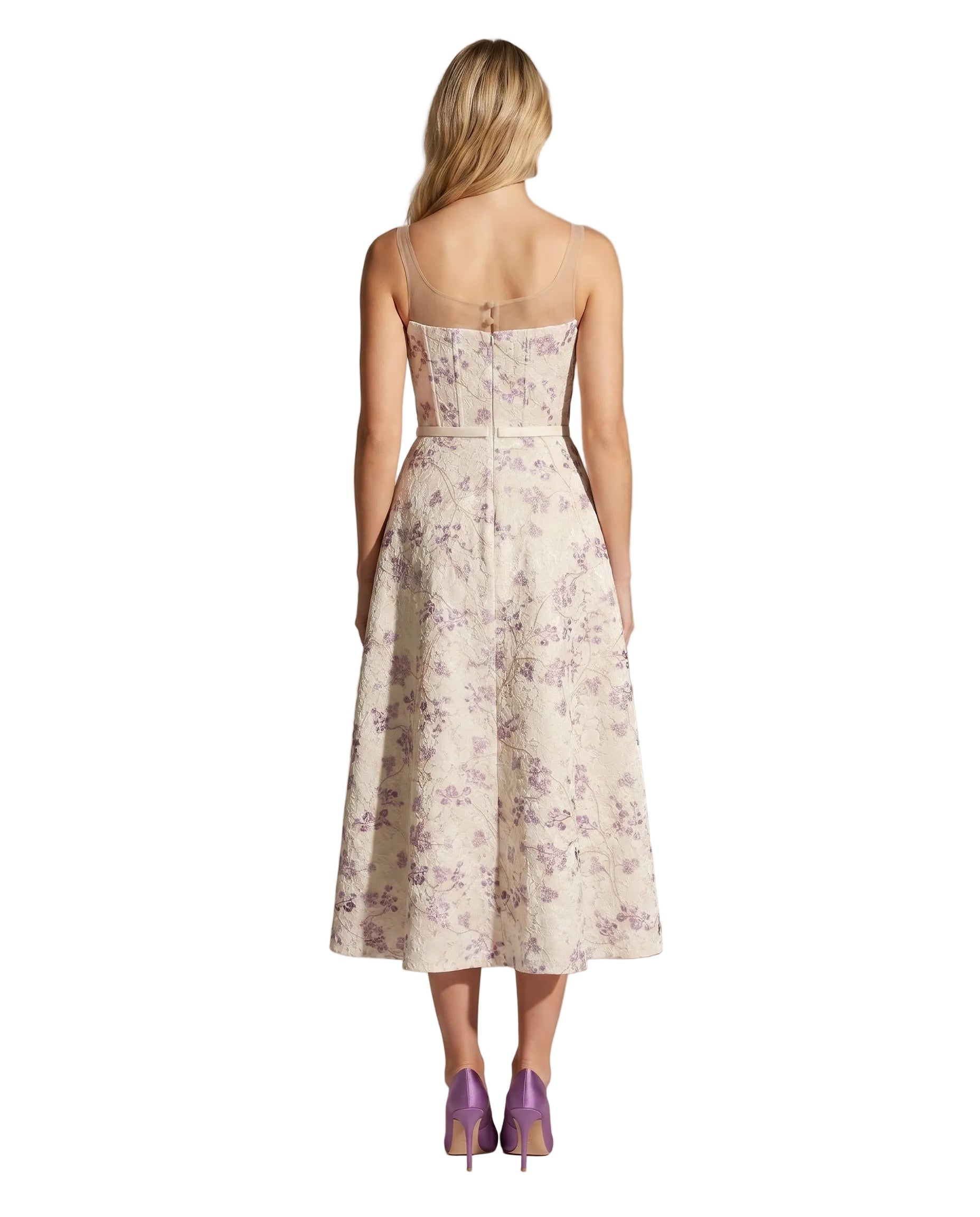 Floral Halter Maxi Dress