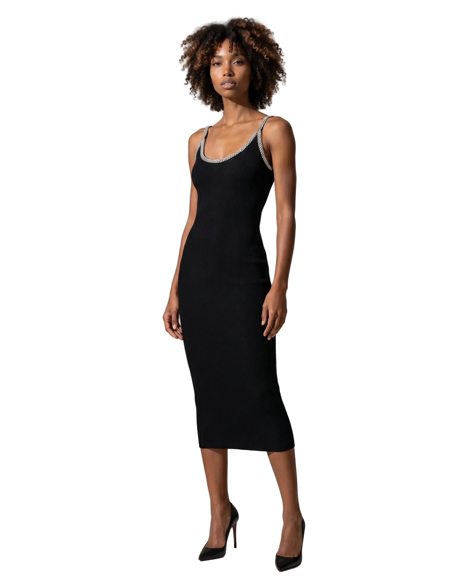 Sleeveless Bodycon Midi Dress