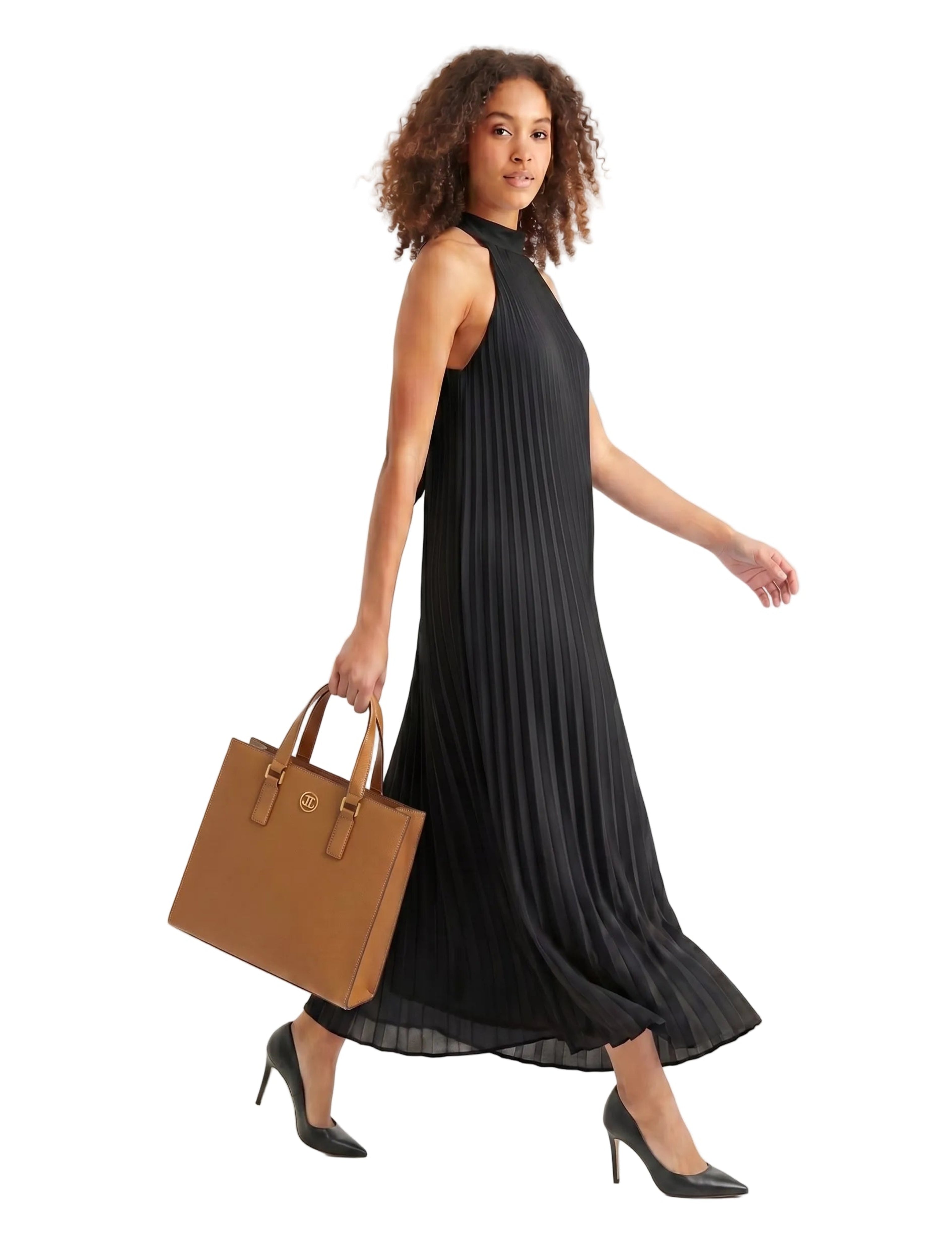 LUXE VELVET TOTE HANDBAG | GOLDEN CARAMEL