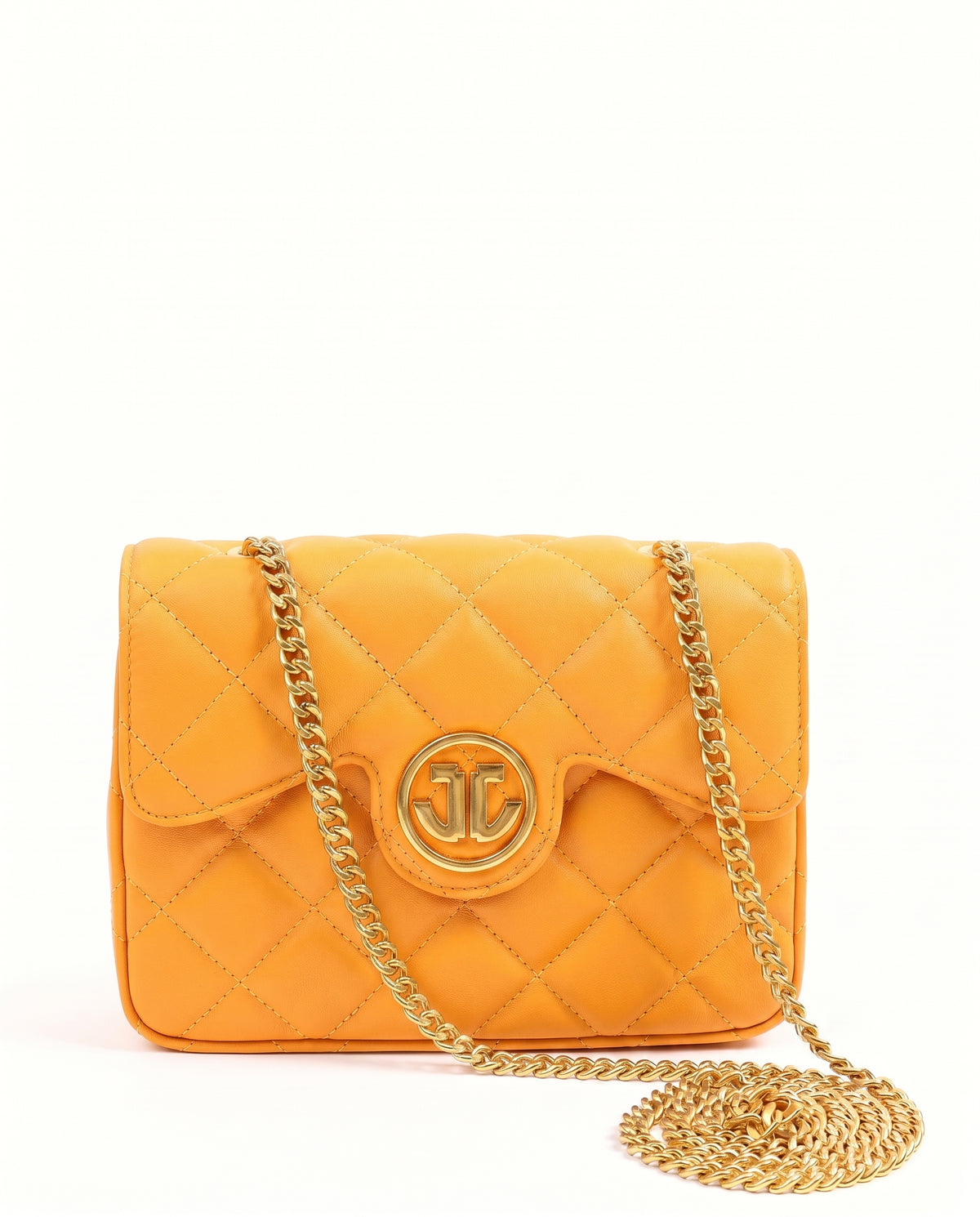 JUJU COUTURE Brooklyn Sable Crossbody in yellow quilted leather – view 2